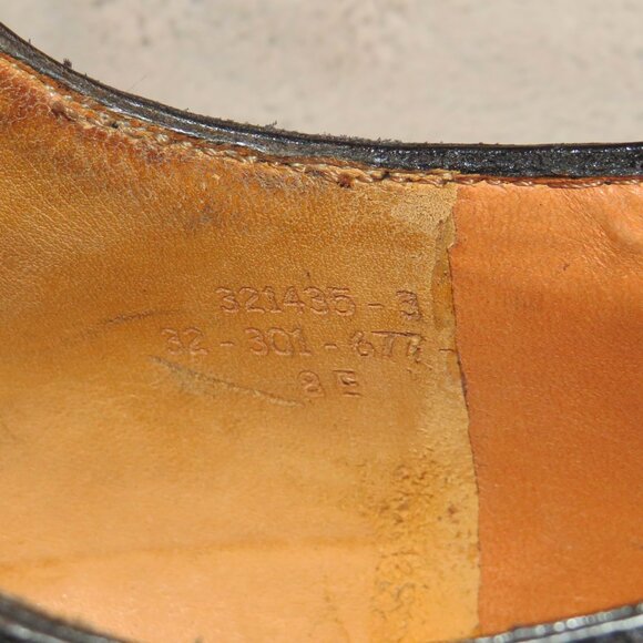 J.M. Weston 677 Hunt Black Calf Leather Derby US 9 D main image 9